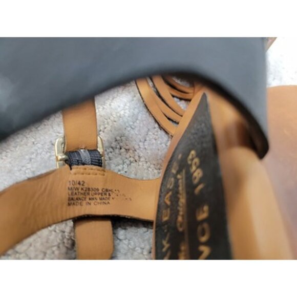 Kork Ease The Original Pepper Women's Size 10 Black Block Heel Strappy Sandals - Picture 11 of 11